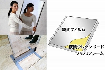 フィルムミラー(スタンド付き)