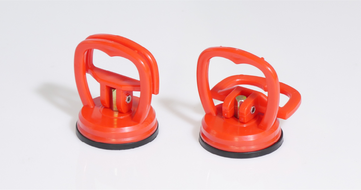 ガラス吸盤ミニ】耐荷重約2kg／ガラス、鏡の運搬・貼付用｜鏡の販売.com