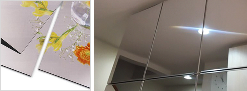 大規模な建築物の内装にアルミミラー