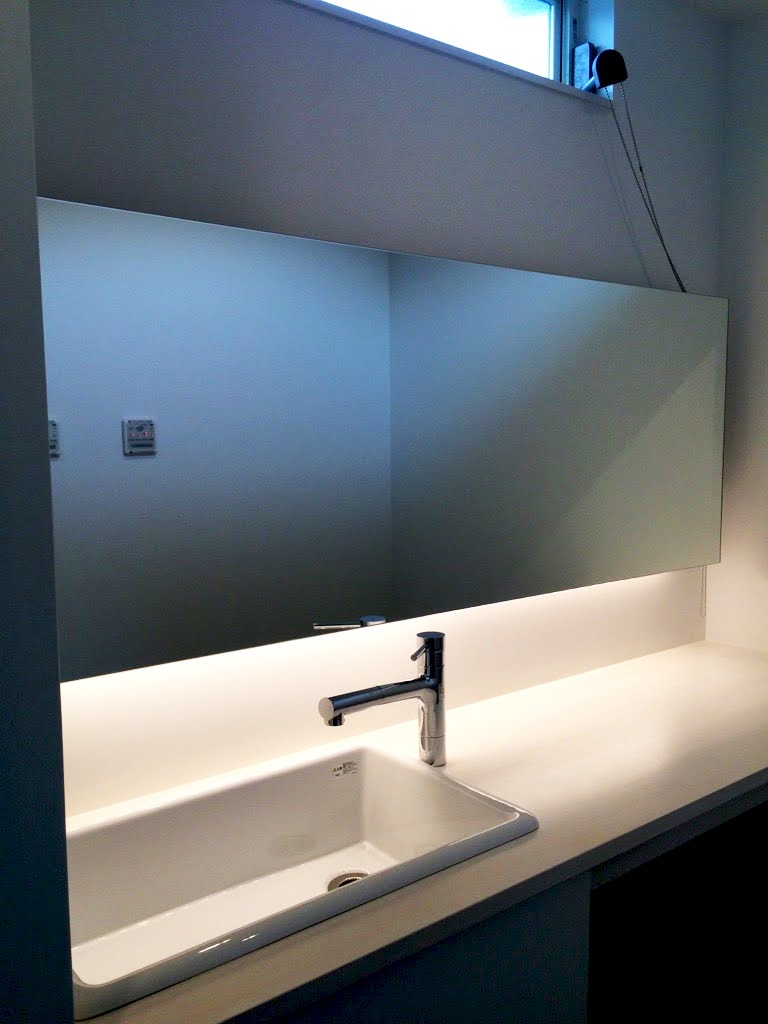 洗面所の鏡 横長の洗面鏡 お客様事例まとめ